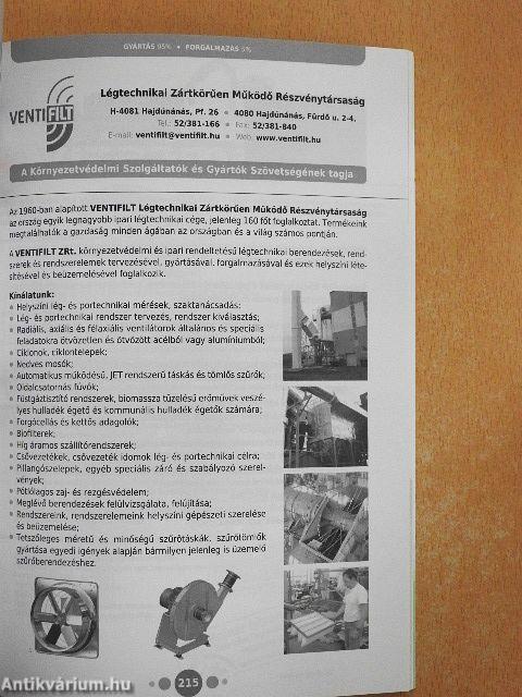 Környezetipari Évkönyv 2015