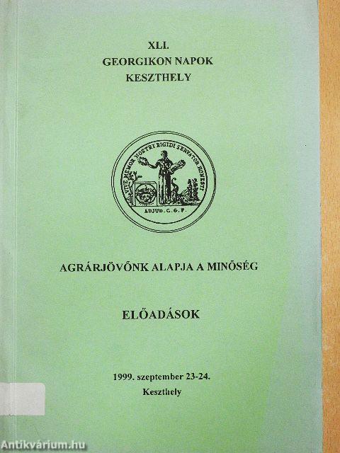 XLI. Georgikon napok Keszthely
