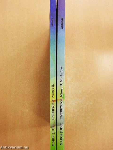 Unterwegs - Német II. tankönyv/Német II. munkafüzet