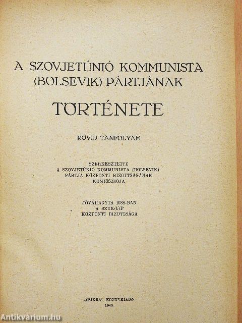 A bolsevik párt története