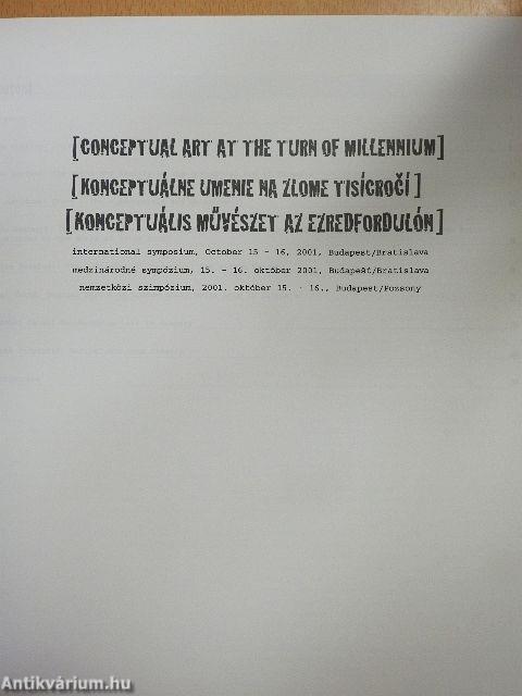 Konceptuális Művészet az ezredfordulón