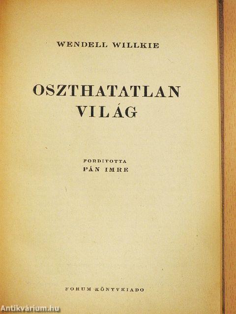 Oszthatatlan világ