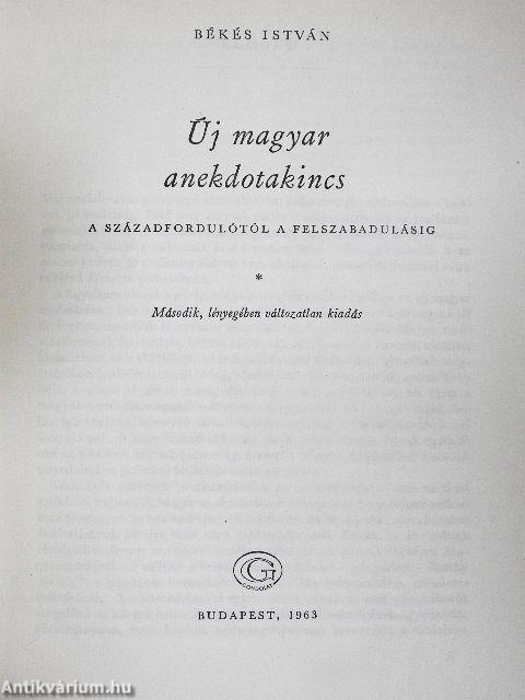 Új magyar anekdotakincs