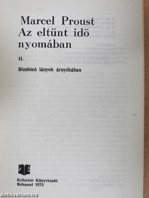 Az eltűnt idő nyomában II.