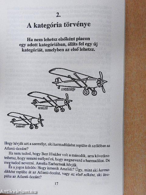 A marketing huszonkét vastörvénye