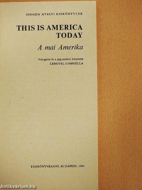 This is America Today