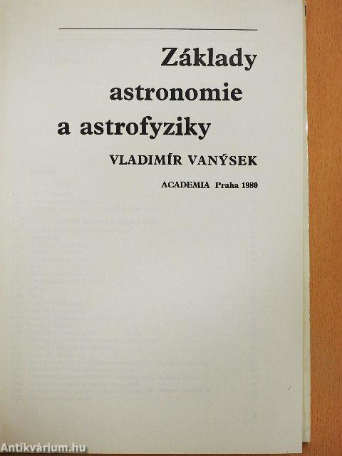 Základy Astronomie a Astrofyziky