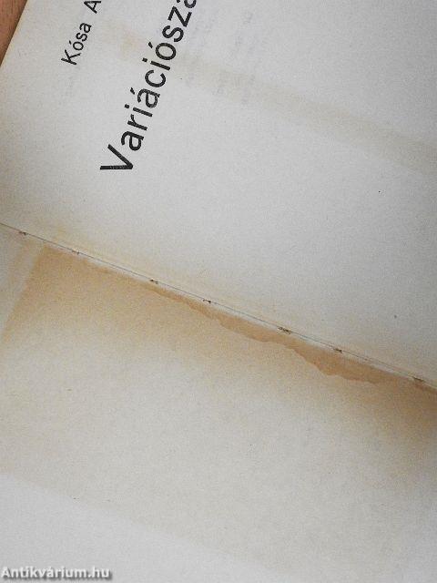 Variációszámítás