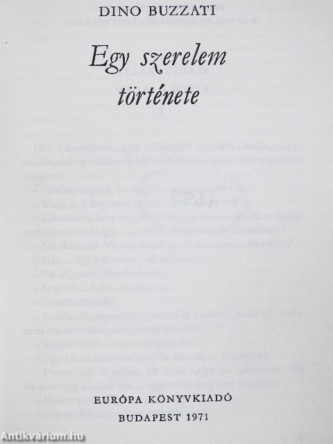 Egy szerelem története