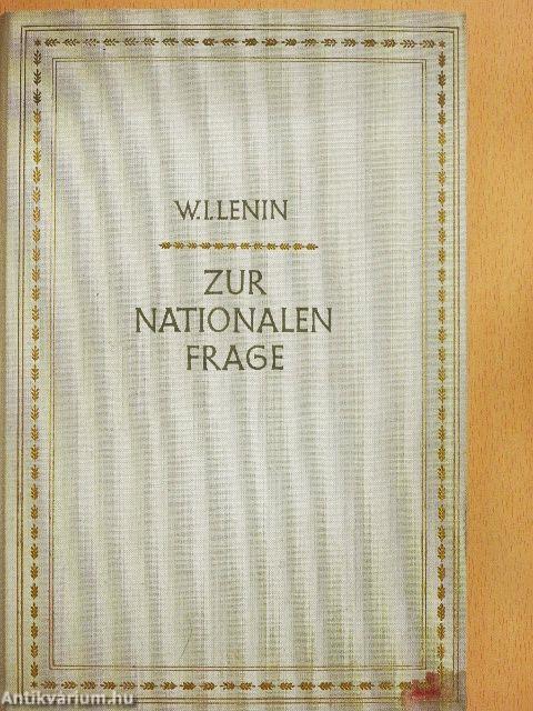 Zur Nationalen Frage