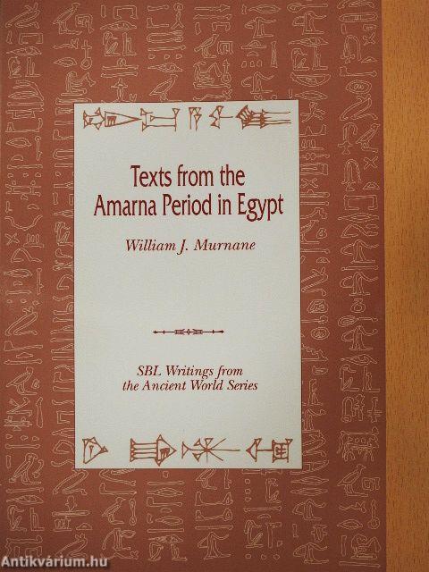 Texts from the Amarna Period in Egypt