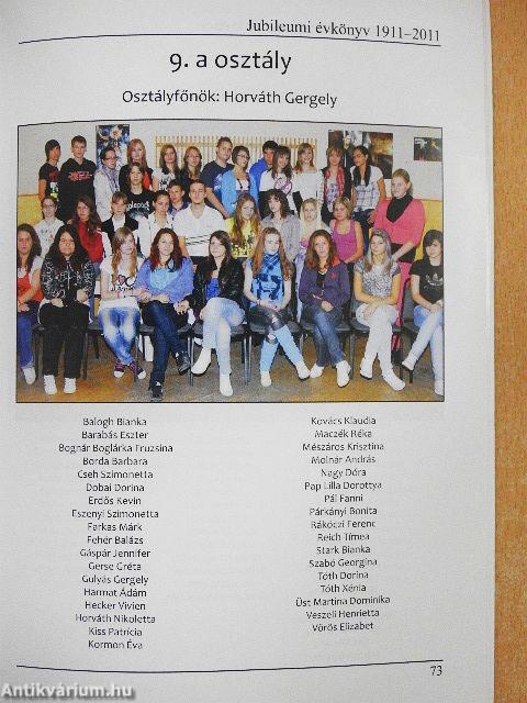 Jubileumi évkönyv a Noszlopy Gáspár Közgazdasági Szakközépiskola 100. születésnapja alkalmából