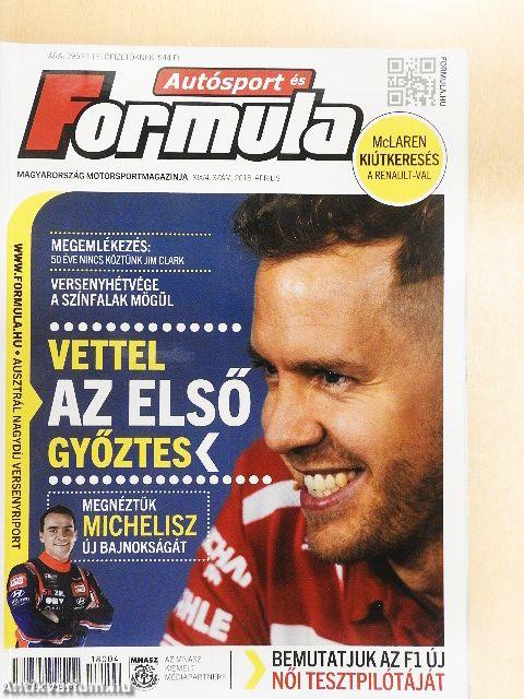 Autósport és Formula 2018. április