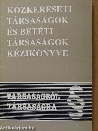 Közkereseti társaságok és betéti társaságok kézikönyve