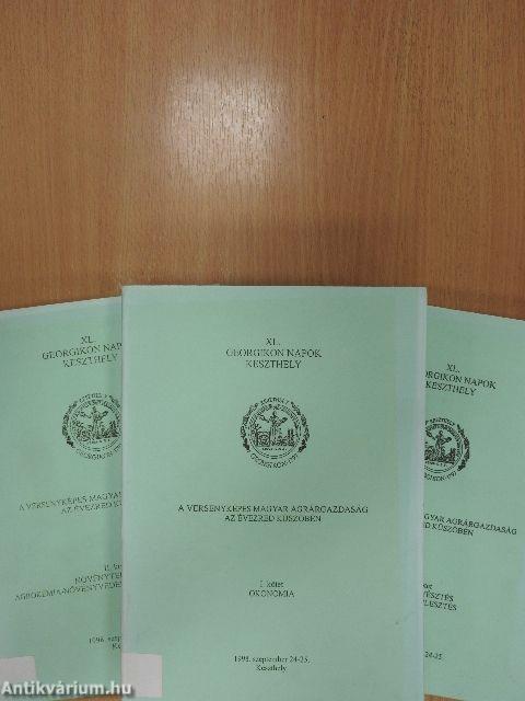 XL. Georgikon napok Keszthely I-III.