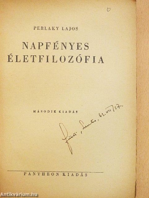 Napfényes életfilozófia