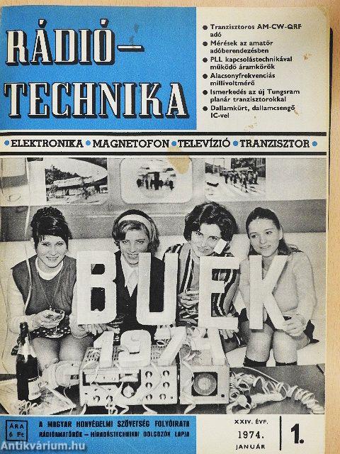 Rádiótechnika 1974. január-december