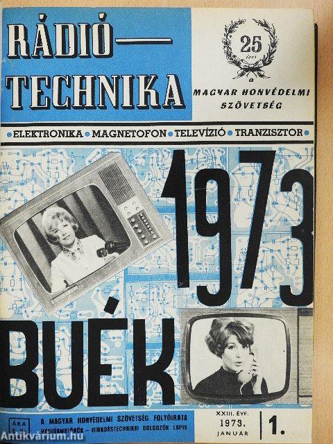 Rádiótechnika 1973. január-december