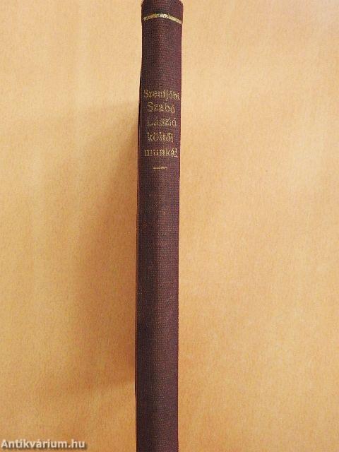 Szentjóbi Szabó László költői munkái