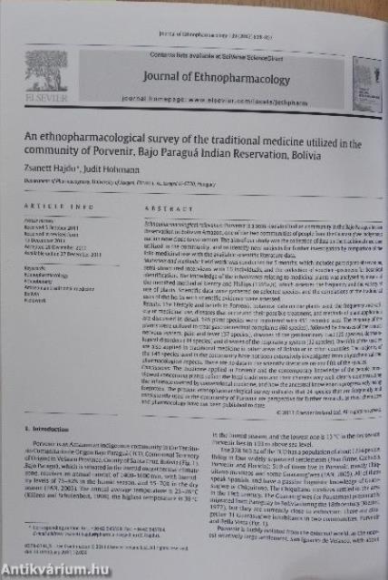 An ethnopharmacological survey conducted in the Bolivian Amazon, and identification of N-alkylamides and lignans from Lepidium meyenii and Heliopsis helianthoides var. scabra with effect on the central nervous system