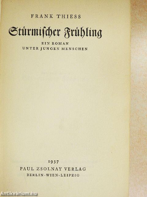 Stürmischer Frühling (gótbetűs)