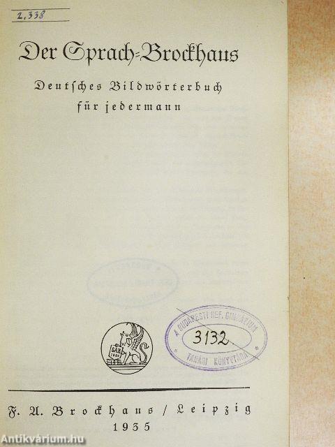 Der Sprach-Brockhaus (gótbetűs)