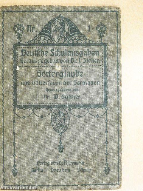 Götterglaube und Göttersagen der Germanen (gótbetűs)