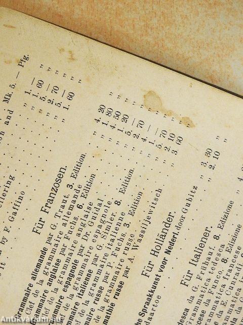 Anleitung zur Erlernung der Französischen Sprache (gótbetűs)