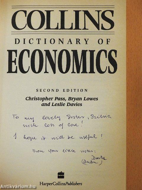Collins Dictionary of Economics