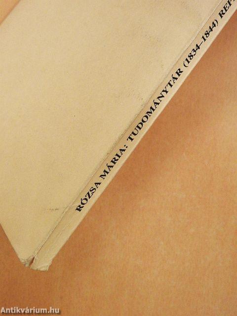 Tudománytár (1834-1844) Repertórium