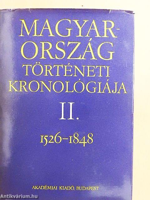 Magyarország történeti kronológiája II.