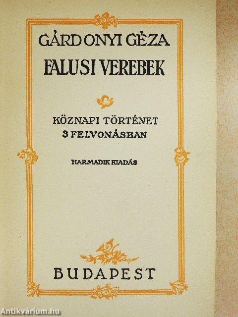 Falusi verebek/Fehér Anna