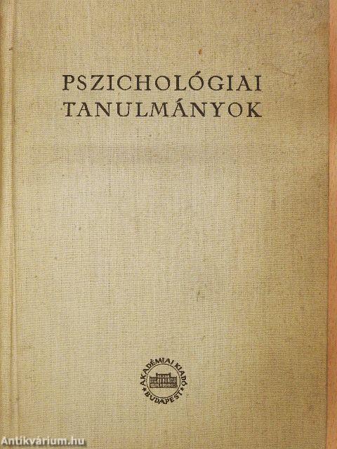 Pszichológiai tanulmányok
