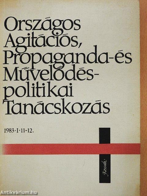Országos agitációs, propaganda- és művelődéspolitikai tanácskozás