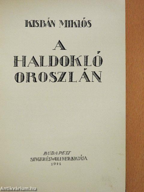 A haldokló oroszlán