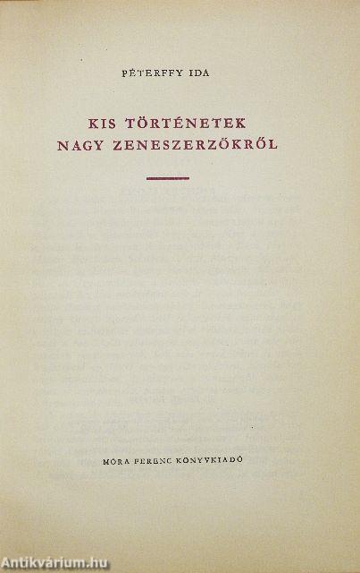 Kis történetek nagy zeneszerzőkről