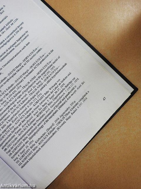 Dr. Korpássy Béla egyetemi tanár (1907-1961) a Kórbonctani és Kórszövettani Intézet egykori tanszékvezetőjének munkássága