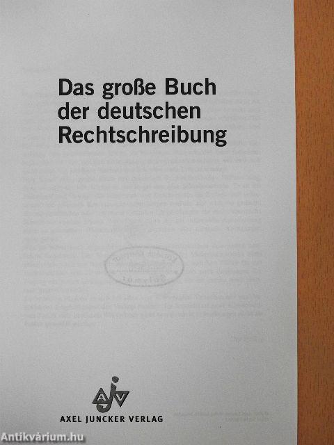 Das große Buch der deutschen Rechtschreibung