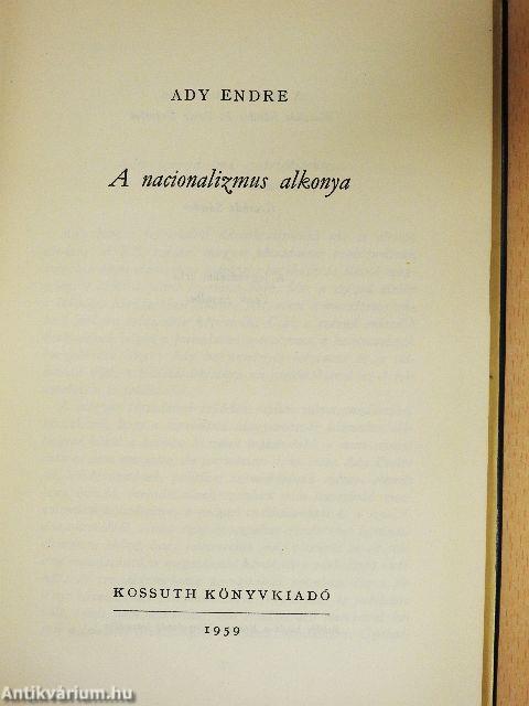 A nacionalizmus alkonya