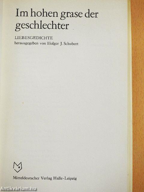 Im hohen Grase der Geschlechter