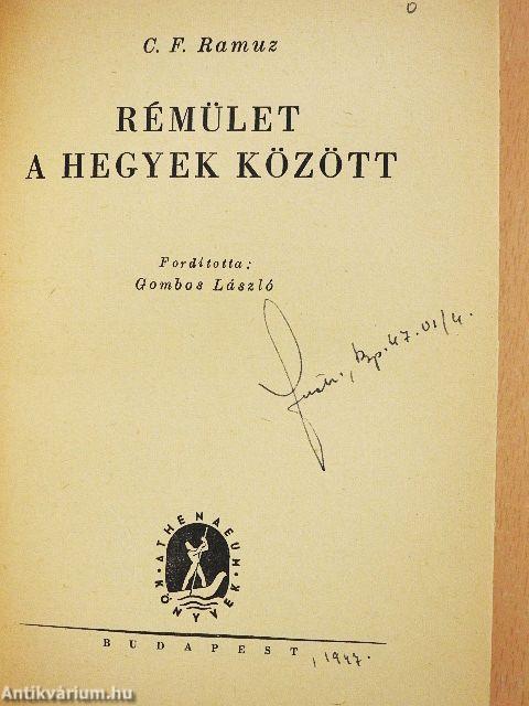 Rémület a hegyek között