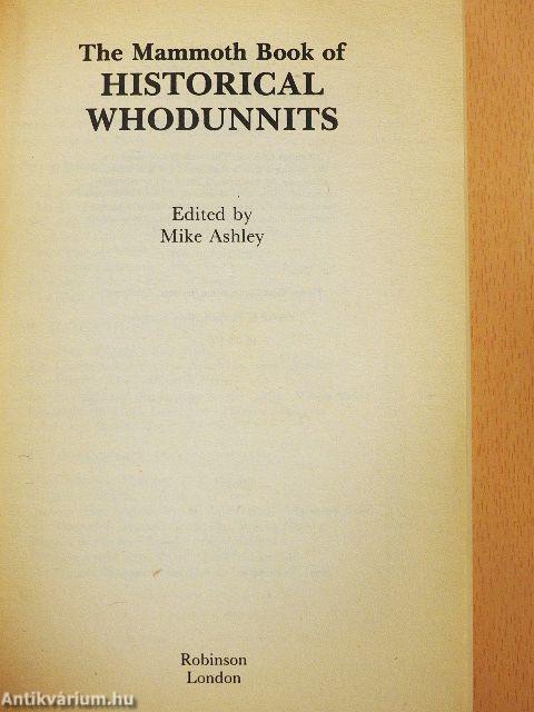 The Mammoth Book of Historical Whodunnits