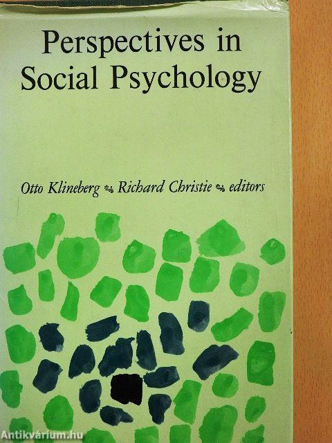Perspectives in Social Psychology