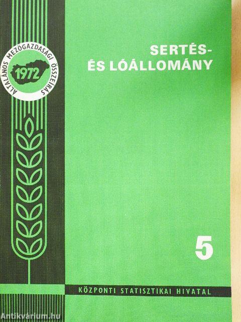 Sertés- és lóállomány