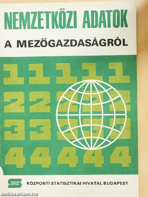 Nemzetközi adatok a mezőgazdaságról