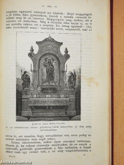 Jézus Szentséges Szivének Hirnöke 1899. január-december