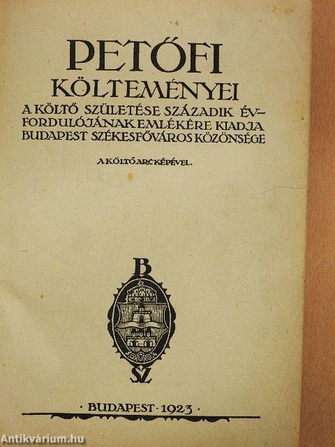 Petőfi költeményei