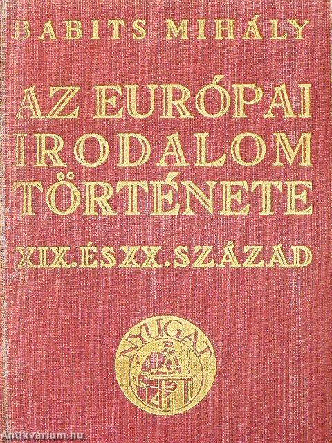 Az európai irodalom története