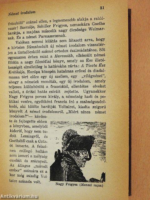 Az európai irodalom története