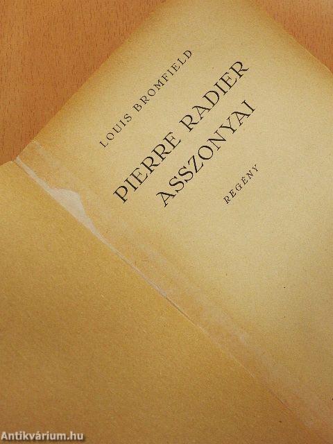 Pierre Radier asszonyai